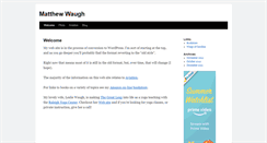 Desktop Screenshot of mwaugh.com
